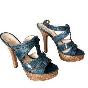 Prada platform heels